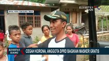Anggota DPRD Kabupaten Sikka NTT Bagikan 2.000 Masker ke Warga