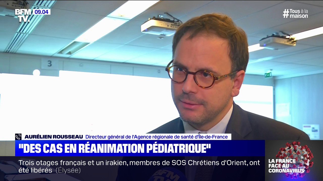 Aurélien Rousseau: "Nous avons des cas en réanimation pédiatrique"