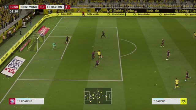 Borussia Dortmund - Bayern Munich sur FIFA 20 : résumé et buts (Bundesliga - 28e journée)