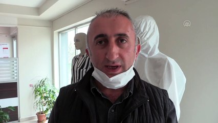 Çin'den gelen taleple başladı, şimdi iç piyasa için antibakteriyel tulum üretiyor - AMASYA