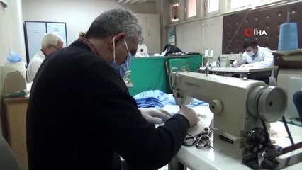 Diyarbakır'da bir hastane daha kendi maskesini üretmeye başladı