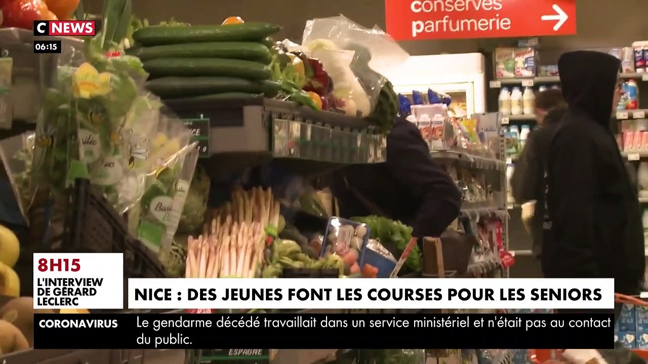 CORONAVIRUS - A Nice, pendant cette période de confinement, des jeunes font des courses pour les seniors - VIDEO