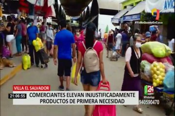 Mercados abarrotados tras anuncio de ampliación de estado de emergencia
