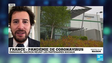 Coronavirus en France : Emmanuel Macron réunit les partenaires sociaux