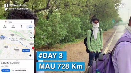 लॉकडाउन: घर पहुंचने के लिए सैकड़ों किलोमिटर पैदल चलने को मज़बूर