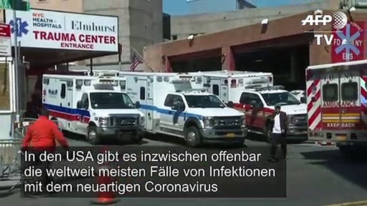 USA offenbar mit weltweit meisten Corona-Infektionen