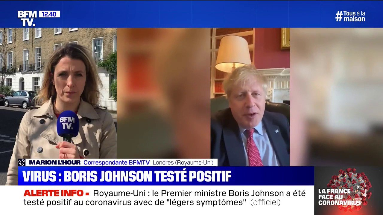 Le Premier ministre britannique Boris Johnson testé positif au coronavirus