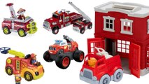 Fun   Green Toys Fire Station Paw Patrol Fire Trucks Blaze and Hess