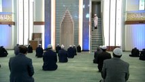 Beştepe Millet Camisi'nde az sayıda katılımla cuma namazı kılındı (2)