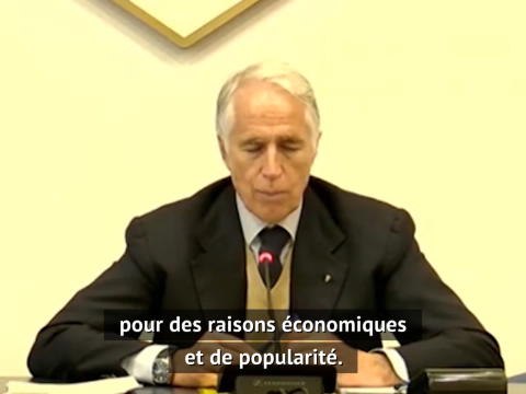 Coronavirus - Malago (CIO) : Le football doit subir les mêmes mesures que les autres sports