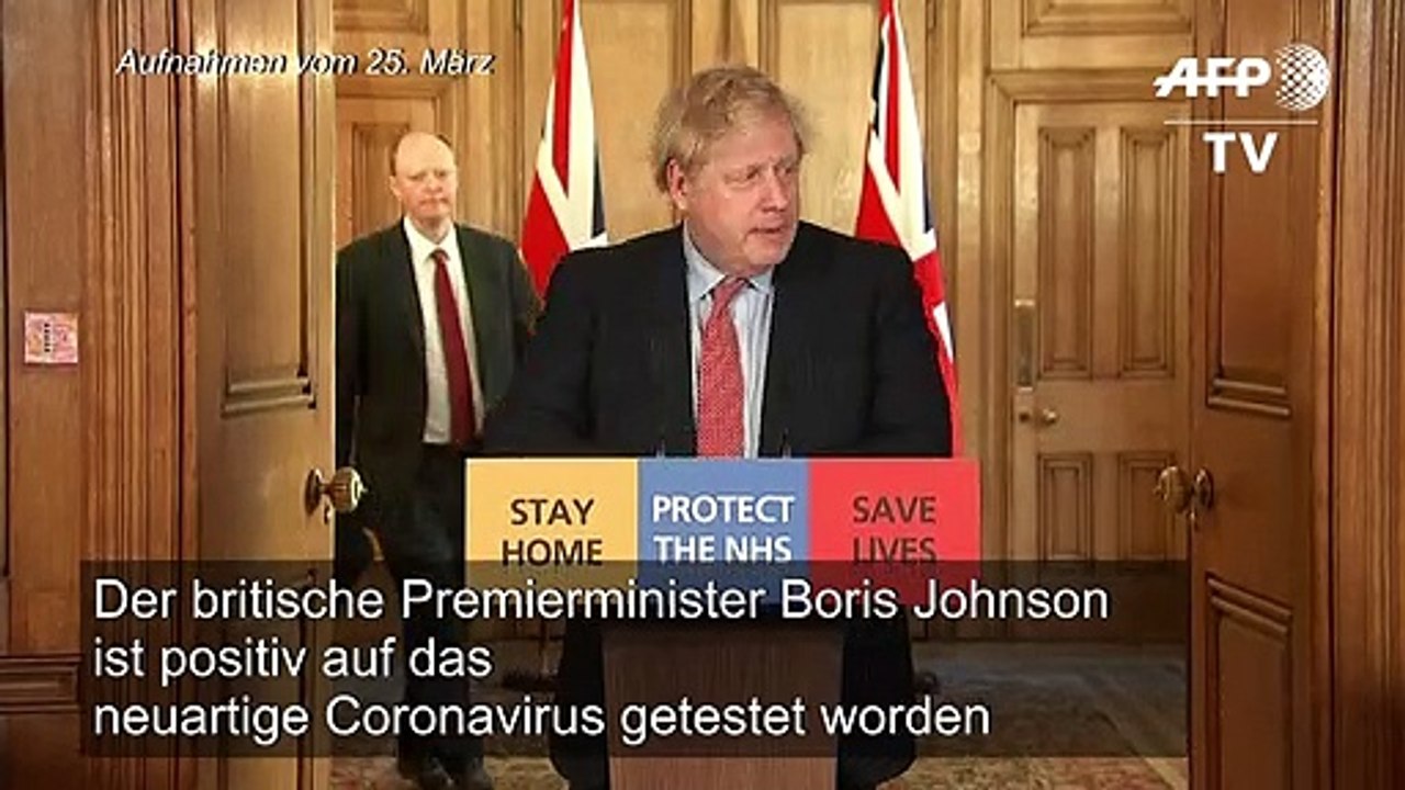 Boris Johnson positiv auf Coronavirus getestet