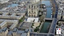 CORONAVIRUS - Regardez les images filmées depuis un drone des rues parisiennes quasi vides depuis le confinement - VIDEO