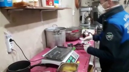 Osmangazi’de merdiven altı tatlıcıya baskın