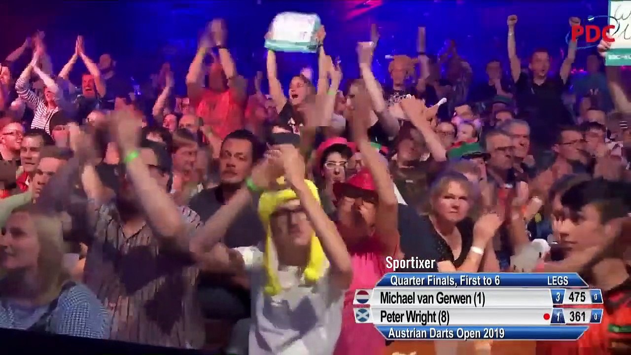 van Gerwen vs Wright _ Quarter Final _ Austrian Darts Open 2019
