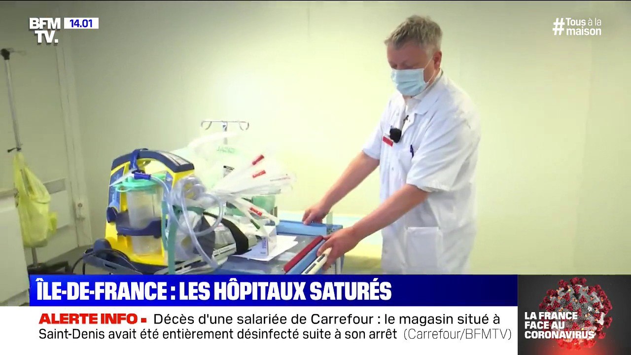 Coronavirus: en Ile-de-France, les hôpitaux bientôt saturés