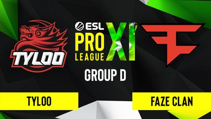 CSGO - FaZe Clan vs. TYLOO [Mirage] Map 2 - ESL Pro League Season 11 - Group D