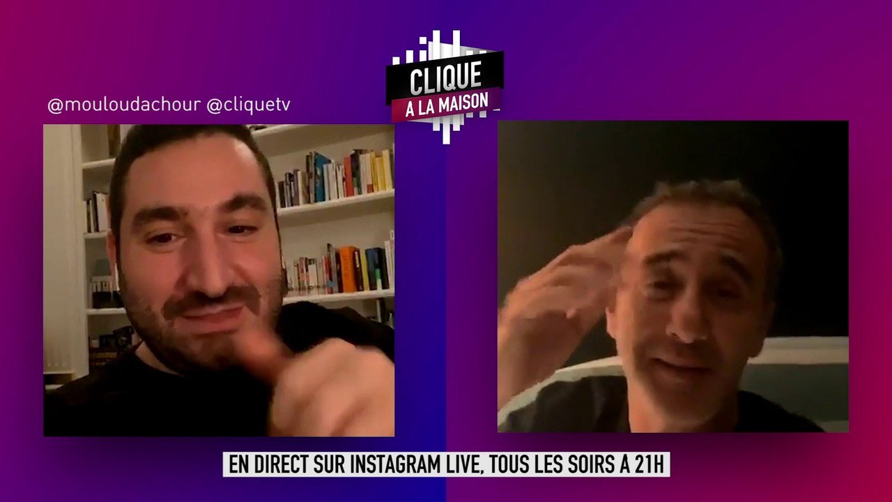 Élie Semoun : "Je suis très inquiet pour mon père qui vit dans un EHPAD" - Clique à la Maison - CANAL+