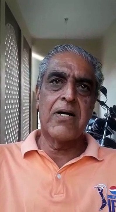 पूर्व क्रिकेटर इंदौर निवासी संजय जगदाले ने सभी से घर में रहने की अपील करी