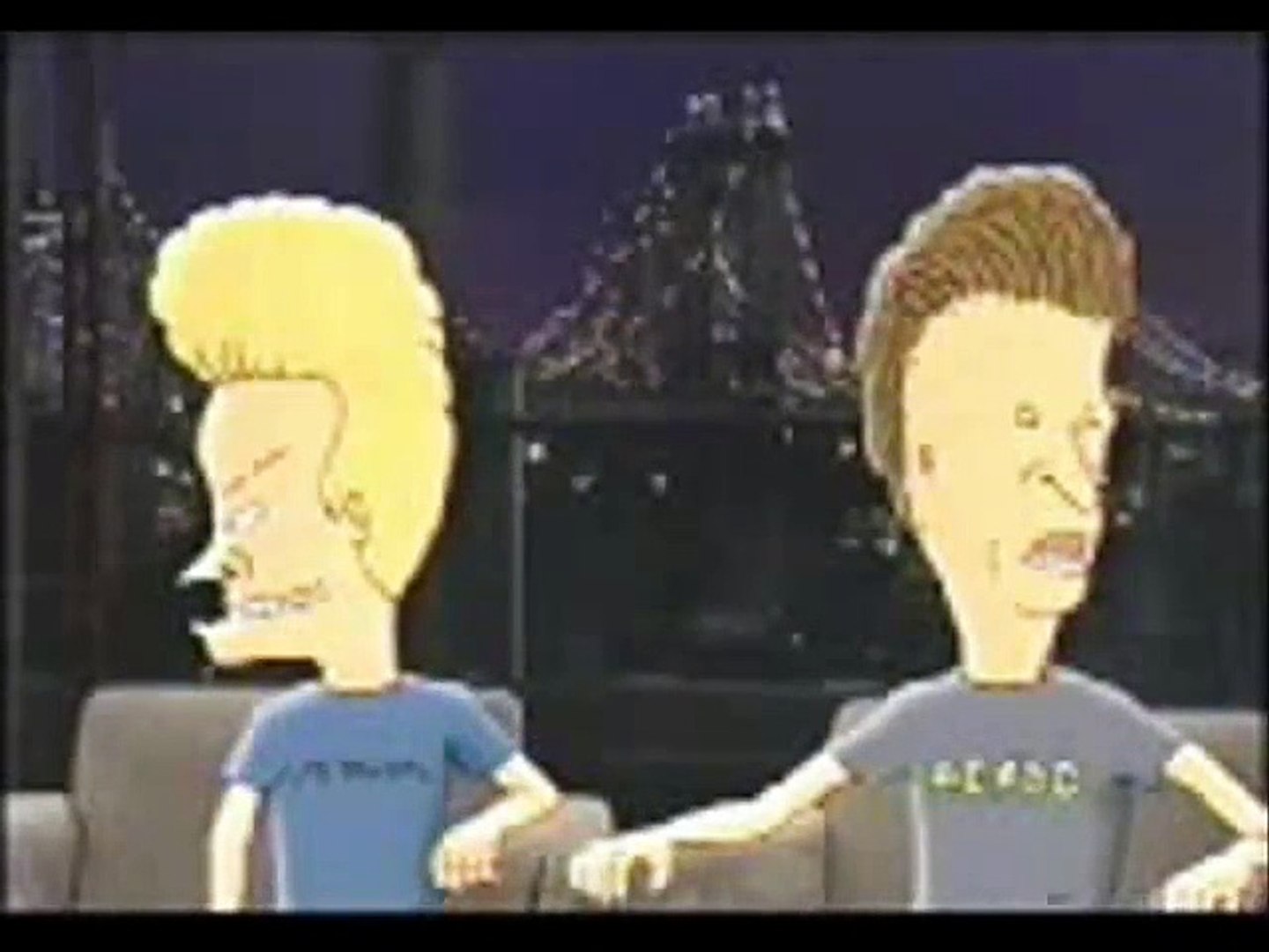 Beavis & Butt-head - on Letterman