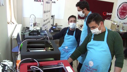 Aydın İl Milli Eğitim Müdürlüğü, virüse karşı 3D’li mücadele başlattı