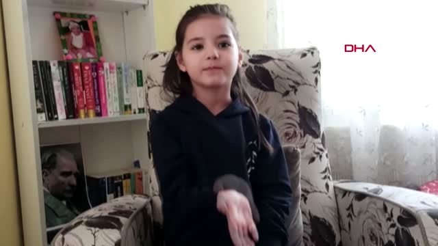 ÇANAKKALE Gelibolu'da ana sınıfı öğrencileri kliple 'evde kal' mesajı verdi