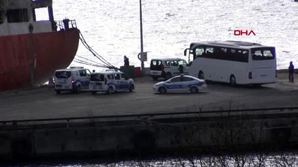 HAYDARPAŞA'DA GEMİ MÜRETTEBATI KORONA ÖNLEMİ