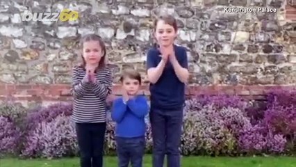 People Think Princess Charlotte Looks Just Like the Queen in Vid of Royal Kids Cheering on Healthcare Workers