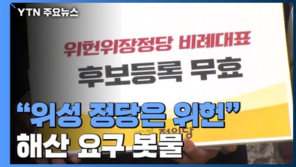 "위성정당은 위헌"...해산 요구 봇믈 / YTN