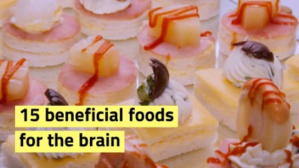 15 beneficial foods for the brain
