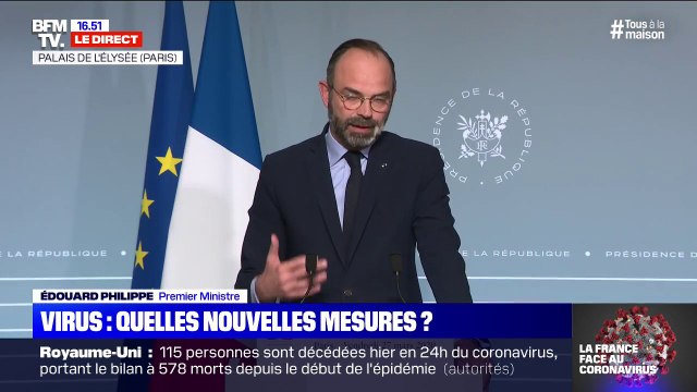 Édouard Philippe remercie la très grande majorité des Français qui respectent les règles du confinement