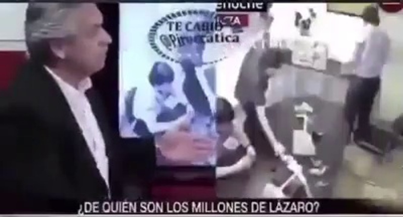 Alberto Fernández, Indignado pregunta: de quien son los millones de Lázaro?