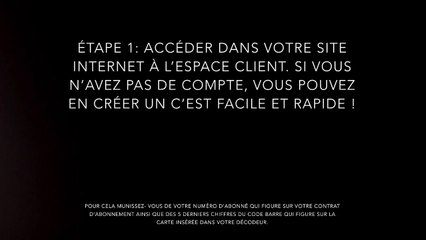 Tutoriel Création de compte