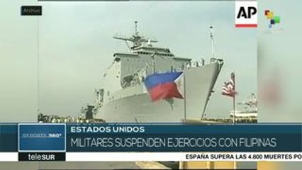 EEUU suspende ejercicios militares en Filipinas