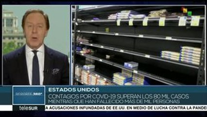 Contagios por COVID-19 en EEUU superan los 80 mil