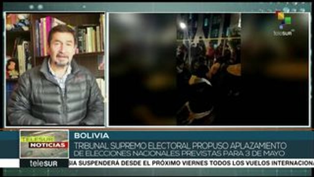 Bolivia: TSE propone nueva fecha para comicios generales por Covid-19