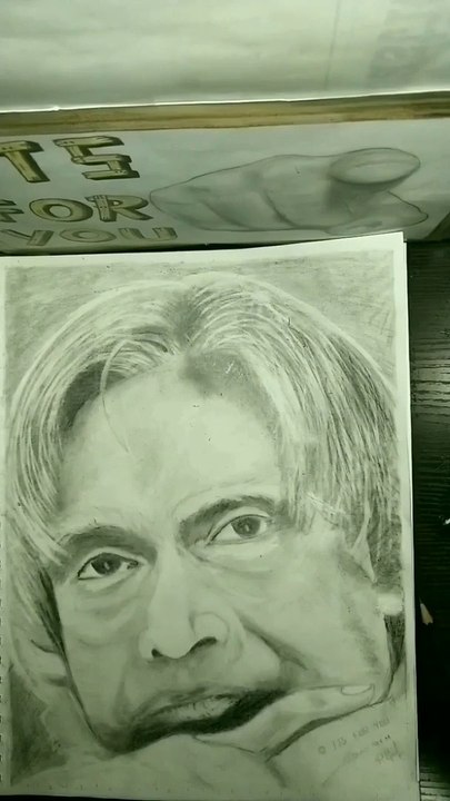 How to draw APJ Abdul Kalam speed up Pencil sketch art by Suresh Marikannan |3 | Its for you |3|Pls on full HD |27.03.2020