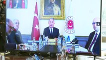 Cumhurbaşkanı Erdoğan, Cumhurbaşkanlığı kabinesi ile video konferans toplantısı gerçekleştirdi - İSTANBUL