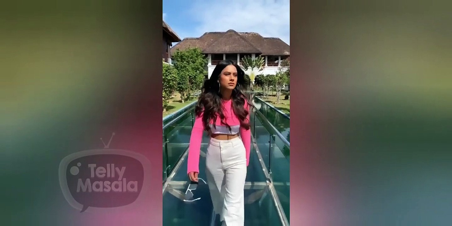 Nia Sharma H0T Photoshoot BTS With Ravi Dubey Flaunts Her Body In Her Quarantine Time