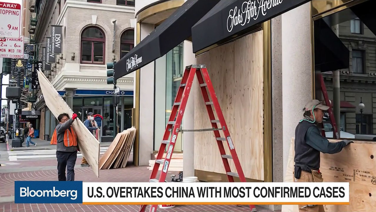 U.S. Coronavirus Cases Surge Past China report today