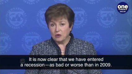 IMF admits the world has entered recession | Oneindia News