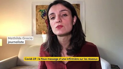 Coronavirus : un faux message d'infirmière circule sur les réseaux sociaux