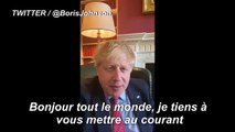 Coronavirus/GB: Boris Johnson dit dans une vidéo avoir été testé positif au virus avec de 