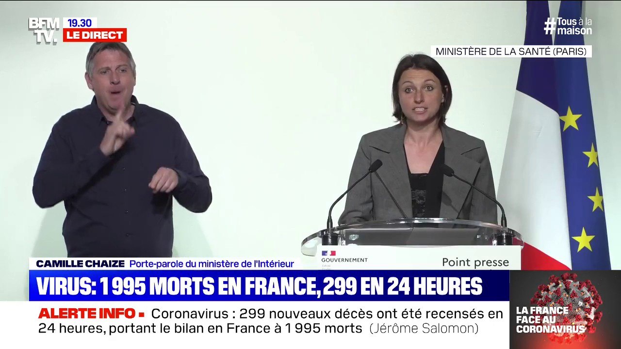 "Un million de masques chirurgicaux" devraient arriver en fin de semaine ou en début de semaine prochaine pour les forces de l'ordre