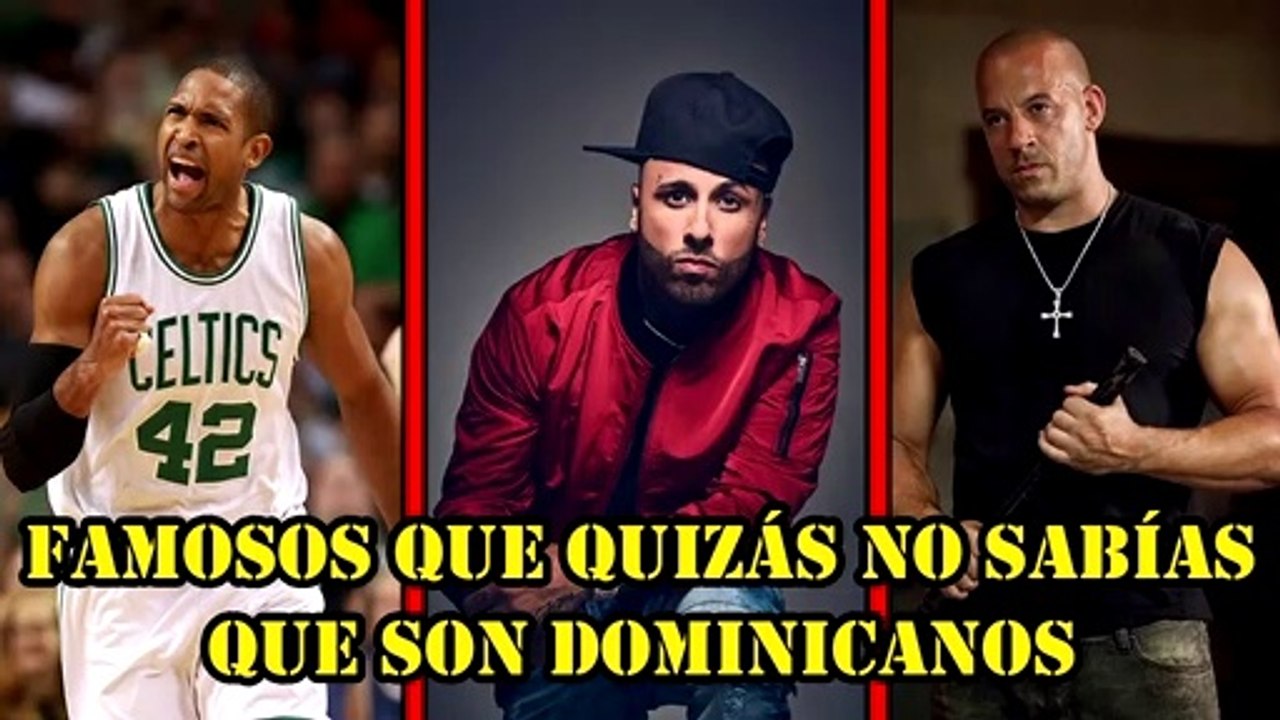 Famosos que quizás no sabias que son Dominicanos