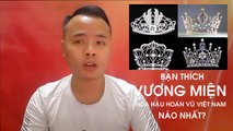 4 VƯƠNG MIỆN của 4 Hoa hậu Hoàn vũ Việt Nam - Miss Universe Vietnam's Crowns