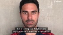 Arteta urges Arsenal fans to stay home amid coronavirus outbreak