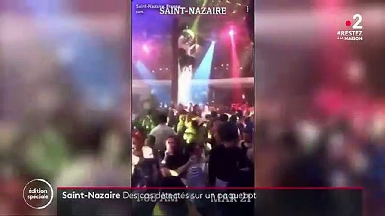 Loire-Atlantique : 1 400 personnes confinées sur un bateau de croisière après une grande fête