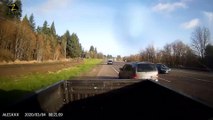 Driver Dodges Oncoming Car Only to Capture Head on Collision