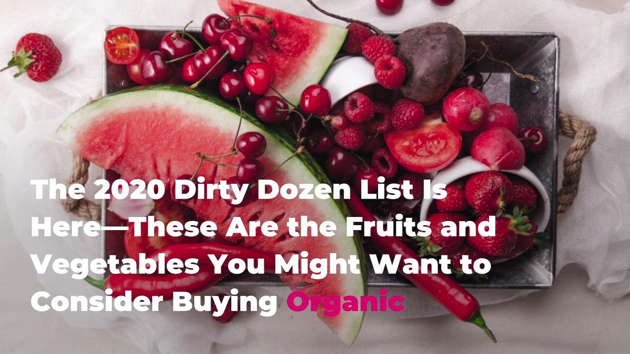 The 2020 Dirty Dozen List Is Here—These Are the Fruits and Vegetables