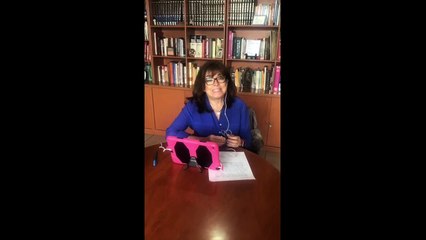 Janet Arceo sigue transmitiendo su programa 'La mujer actual' desde su casa